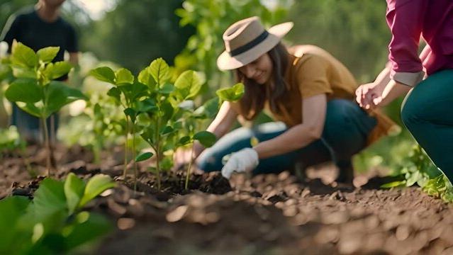 Compost in Garden